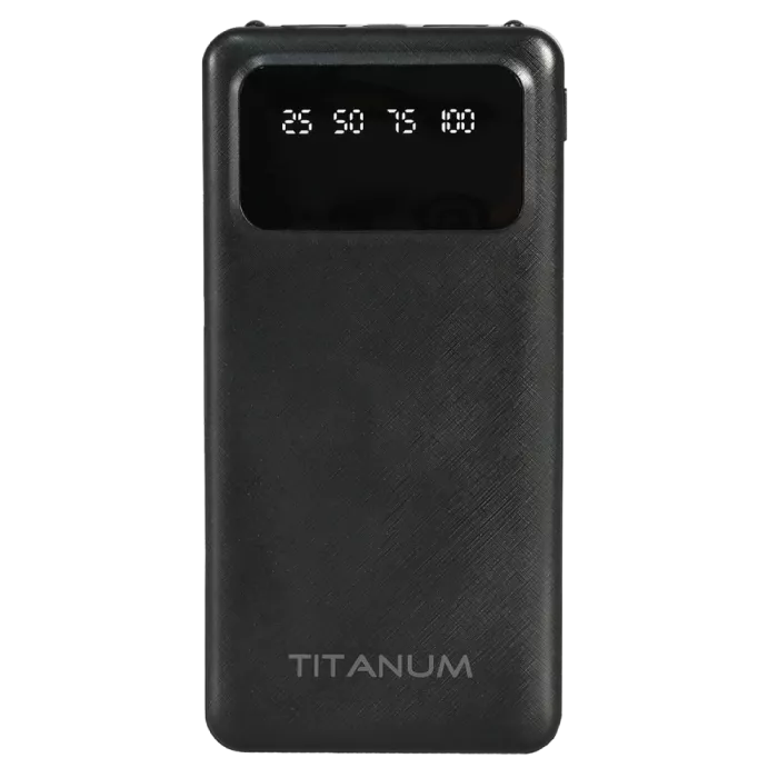TITANUM OL21 Black 10000mAh Повербанк
