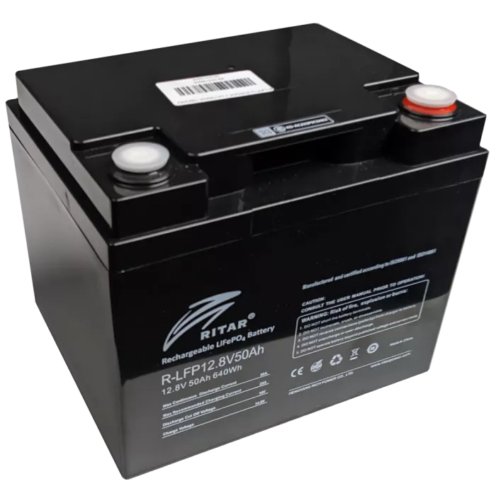 Ritar R-LFP12.8V50AH Аккумуляторная батарея с bluetooth