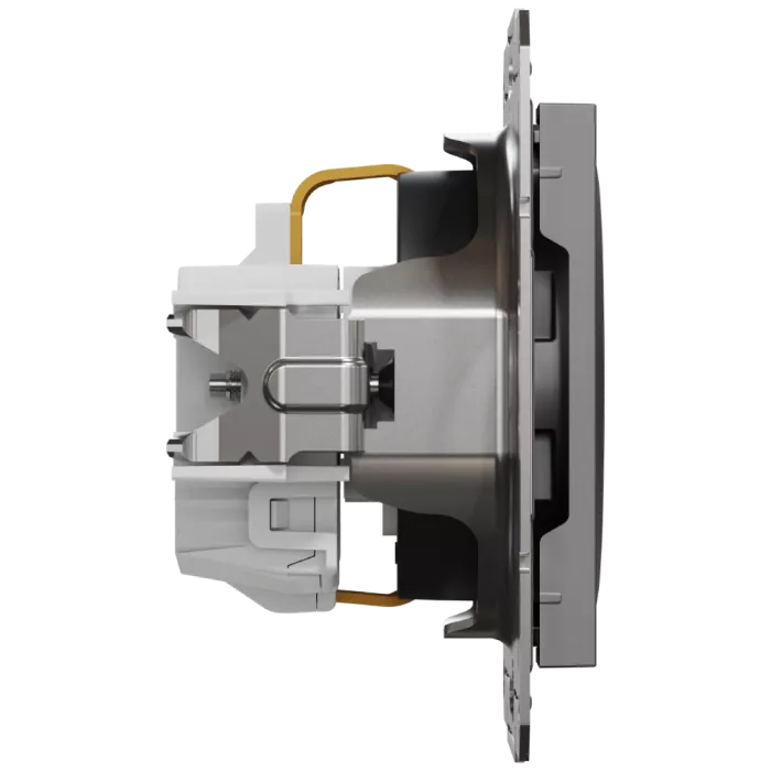 Schneider Electric Asfora EPH2900271 Розетка із заземленням та шторками антрацит