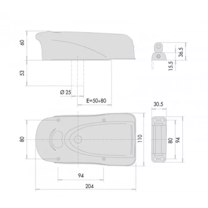 CISA Elettrika 1A630 Электромеханический замок