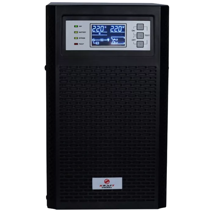 Kraft KRF-T6000VA/6KW(LCD)Ex Pro Online Джерело безперебійного живлення