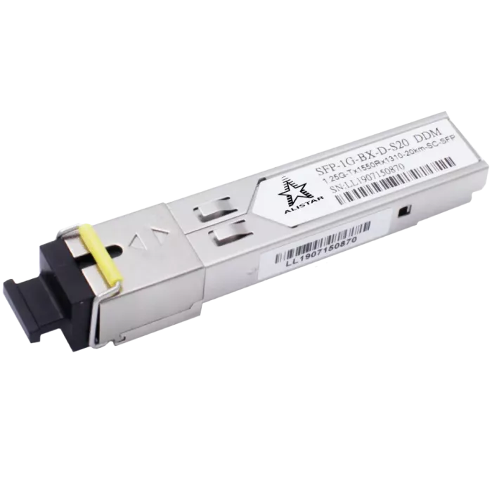 ALISTAR SFP-1G-BX-D-S20 SFP 1G 1SM WDM SC 20KM TX1550/RX1310nm DDM Модуль