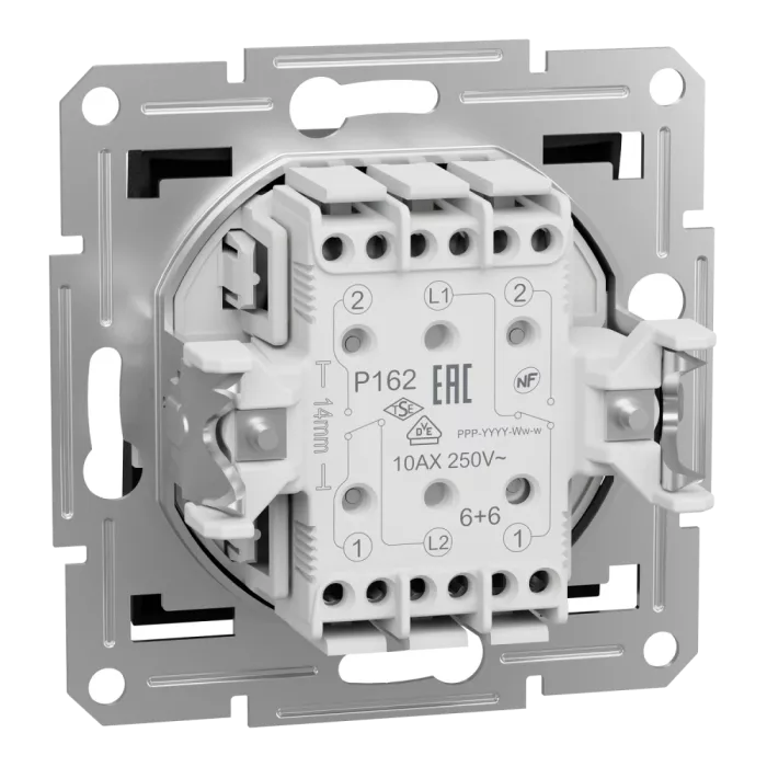 Schneider Electric Asfora EPH0600171 Перемикач двоклавішний