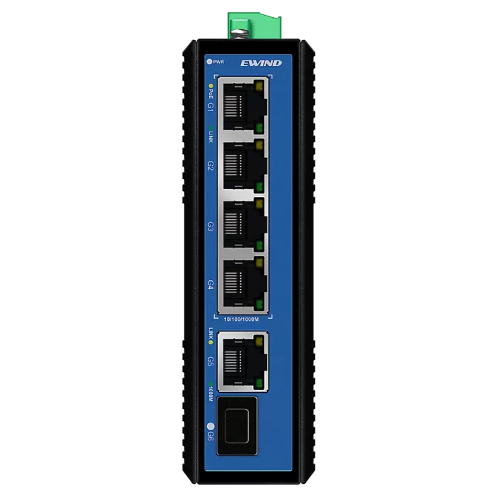 Ewind EW-PIS1806F-4GE PoE Комутатор 6 портів некерований