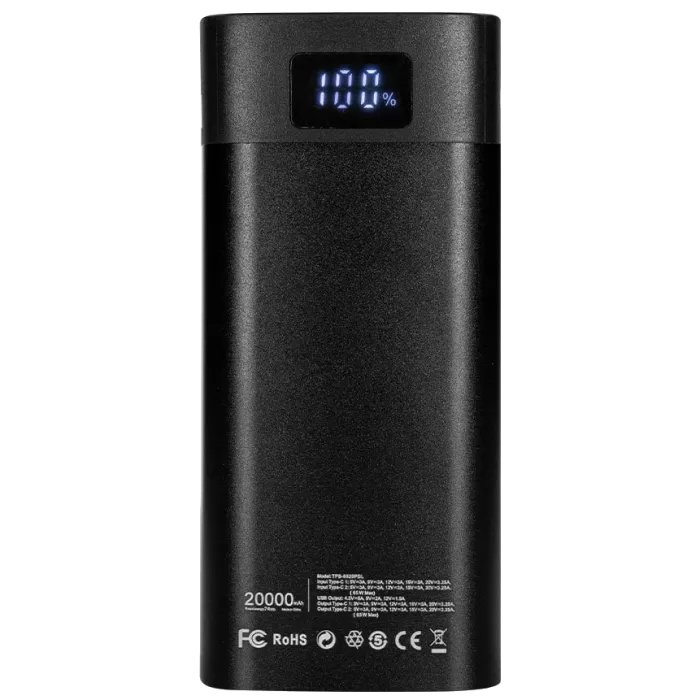 Trinix TPB-6520PDL (20000 mAh) Black Повербанк