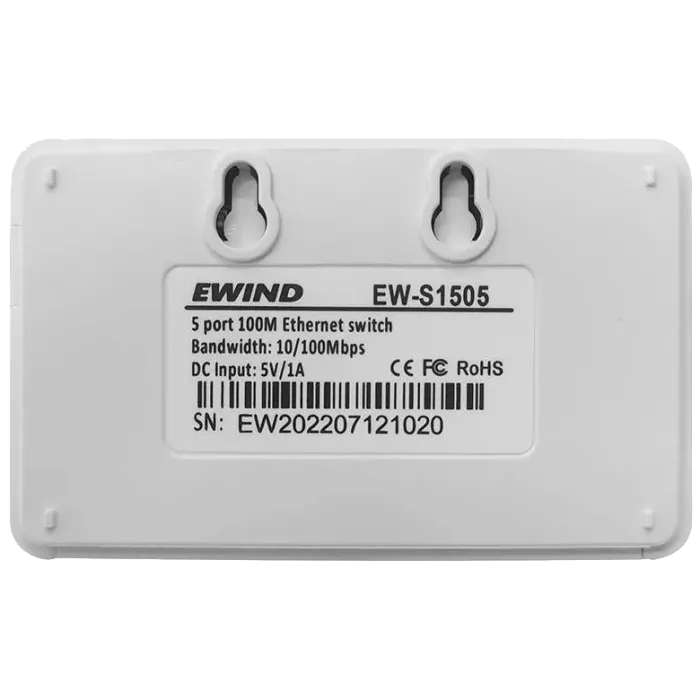 Ewind EW-S1505 100M Комутатор 5 портів некерований