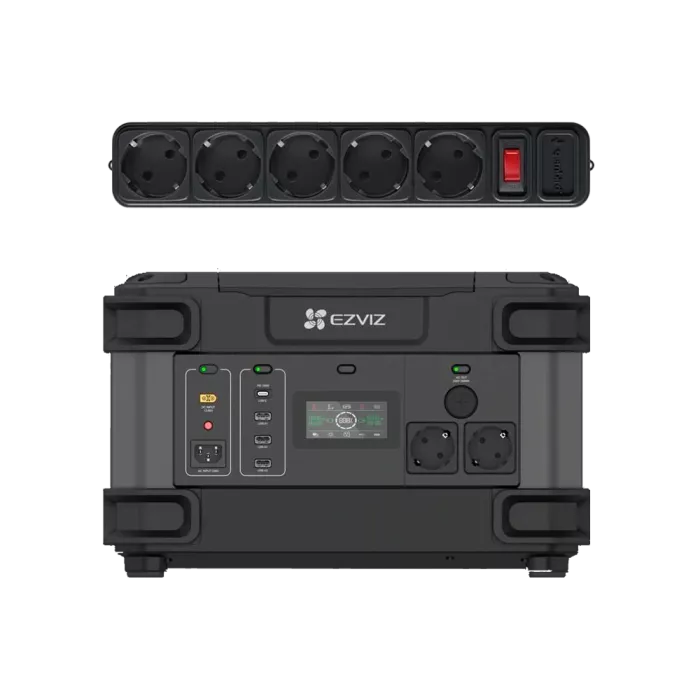 Ezviz CS-PS1300 (CN066) (FR) 2000 Вт + сетевой фильтр Gembird SPG5-G-6B Портативне джерело живлення