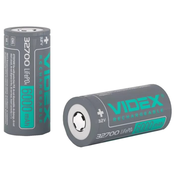 Videx LiFePO4 32700 6000mAh Аккумулятор