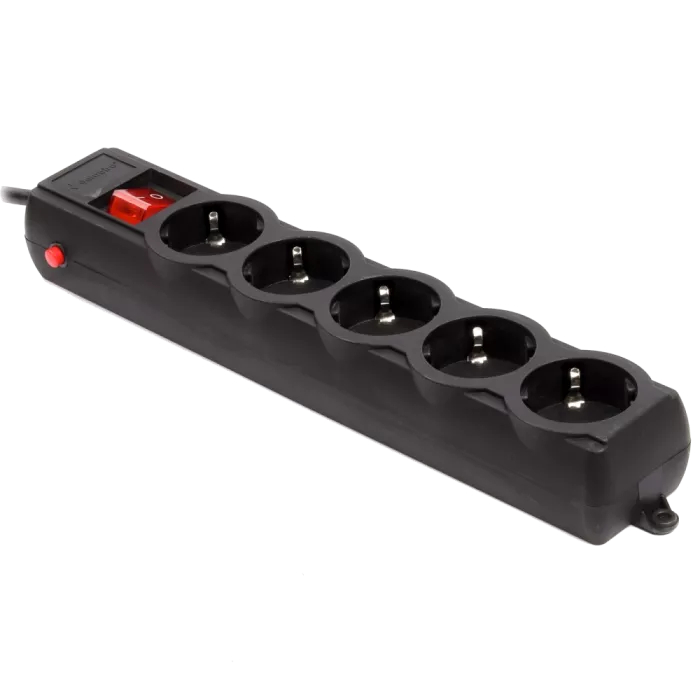 Gembird SPG5-G-15B-PRO 4.5 м кабель 5 розеток Мережевий фільтр