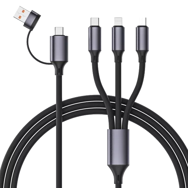 USB A/C-папа/Lightning/Micro/Type-C 1.5 м Кабель Cablexpert