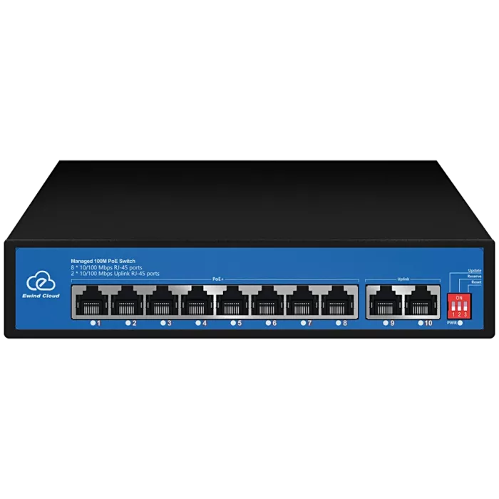 Ewind EW-ES2010CF-AP PoE Коммутатор 8 портов неуправляемый