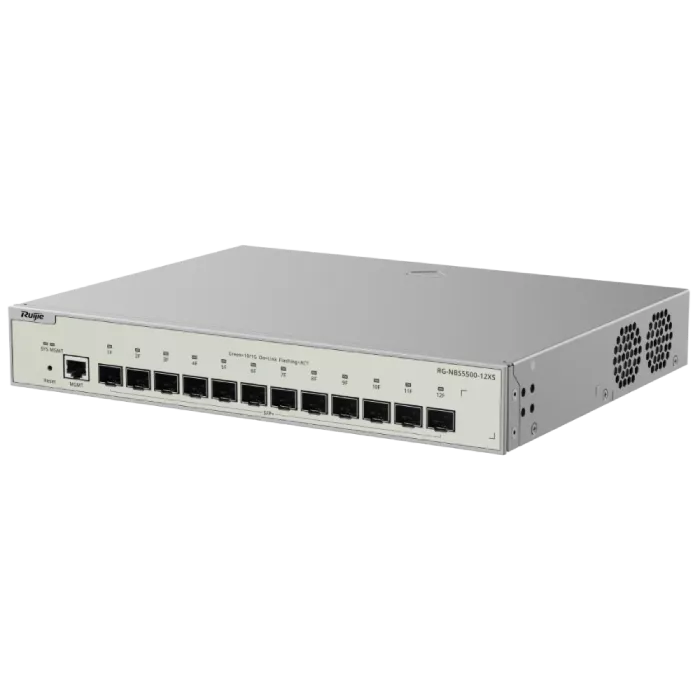 Ruijie Reyee RG-NBS5500-12XS Комутатор 12-портовий 10G SFP+ керований L3