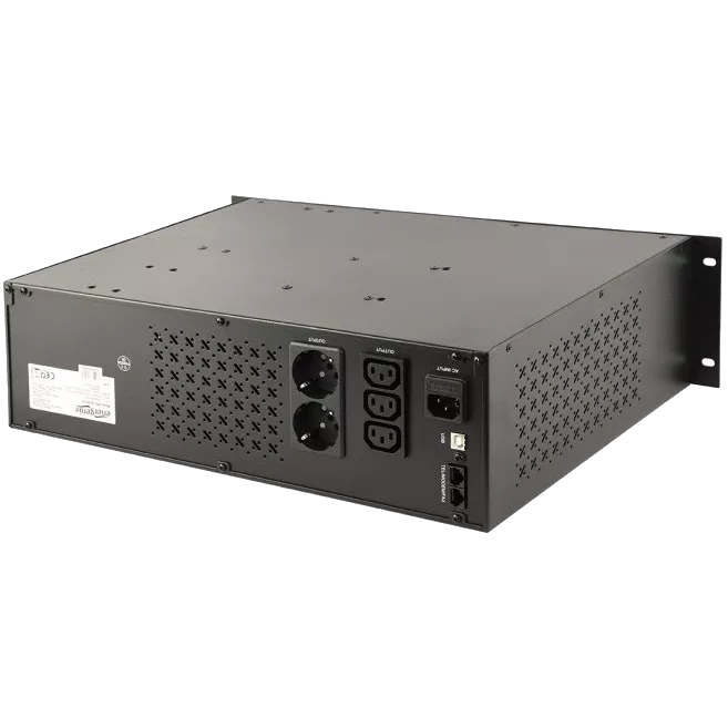 EnerGenie UPS-RACK-1200 1200ВA аппроксимированная синусоида Джерело безперебійного живлення
