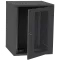 IPCOM СН-18U 600х450 перфорація RAL9005 Шафа серверна
