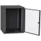 IPCOM СН-18U 600х450 скло RAL9005 Шафа серверна