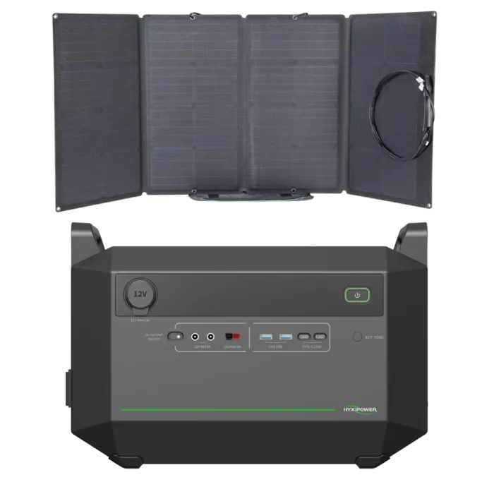 HYXiPower HYX-EA1000 +  EcoFlow 110W Система автономного живлення однофазна