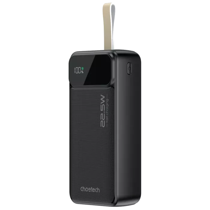 Choetech B730 30 000мА*г Black Повербанк