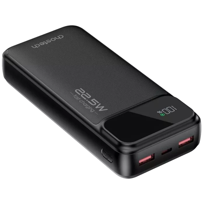 Choetech B729 20 000мА*г Black Повербанк