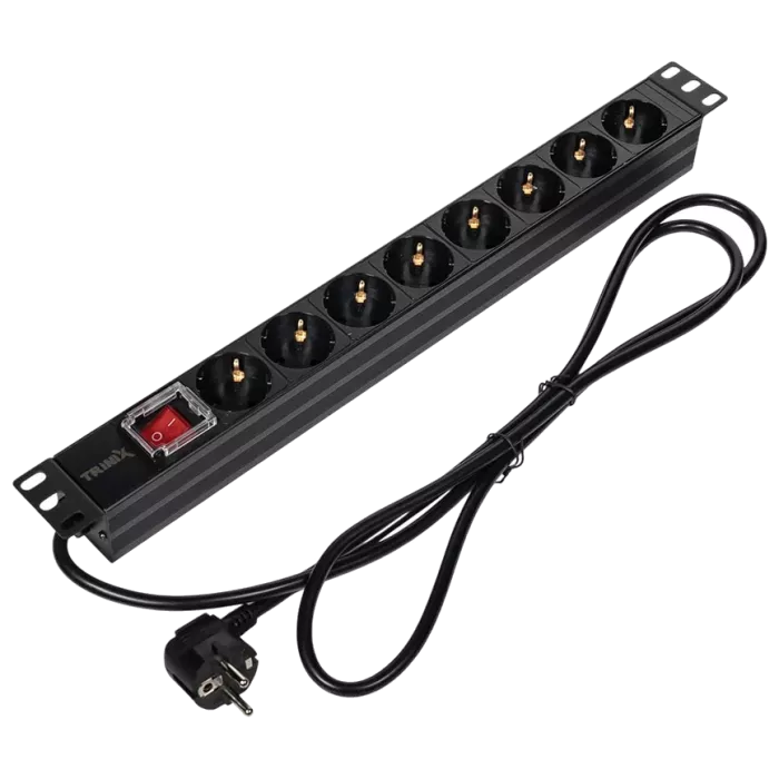 Trinix TRX-PDU/8M-16А Black Блок розеток
