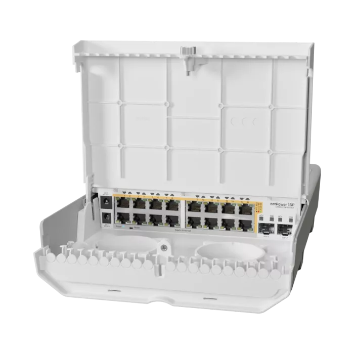 MikroTik CRS318-16P-2S+OUT PoE Комутатор 16 портів керований