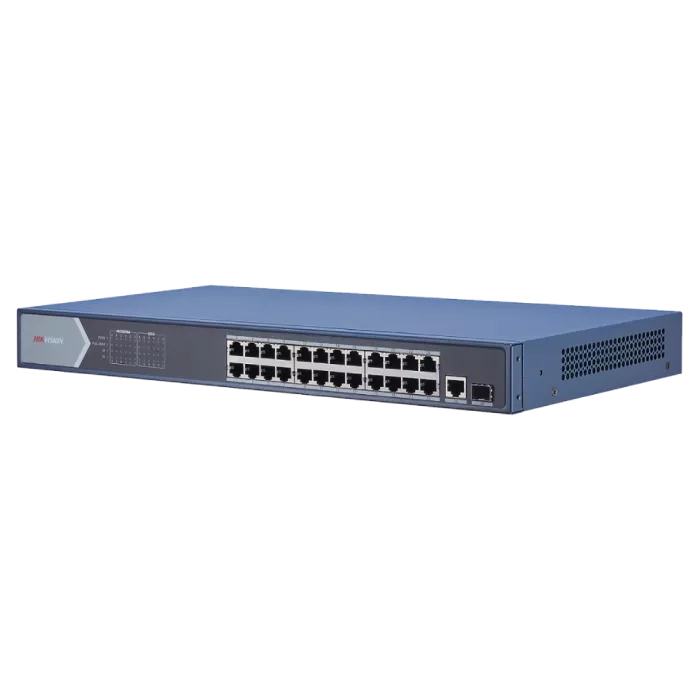 DS-3E0526P-E 24-портовий гігабітний некерований PoE комутатор