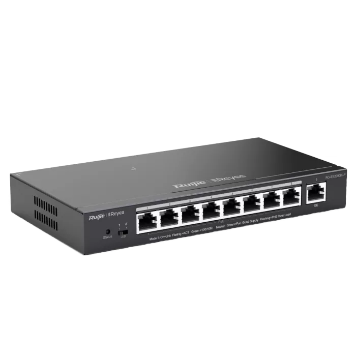 Ruijie RG-ES209GC-P POE Комутатор 9 портів керований