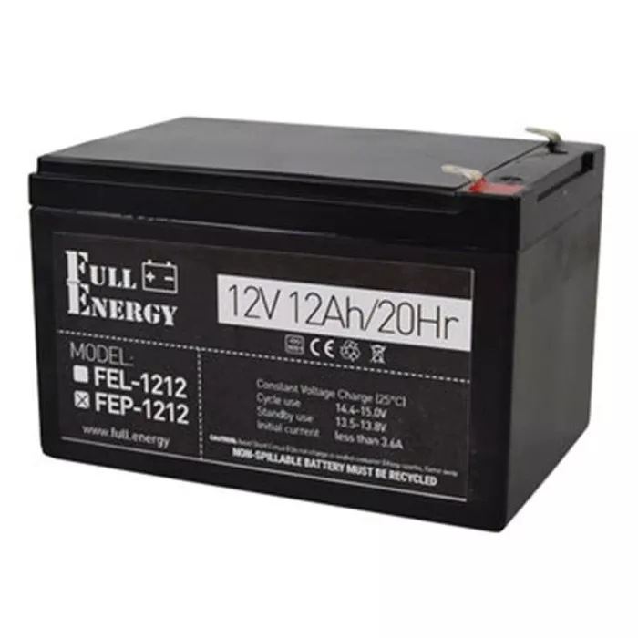 Full Energy FEP-1212 12 А*г 12В Свинцево-кислотна акумуляторна батарея
