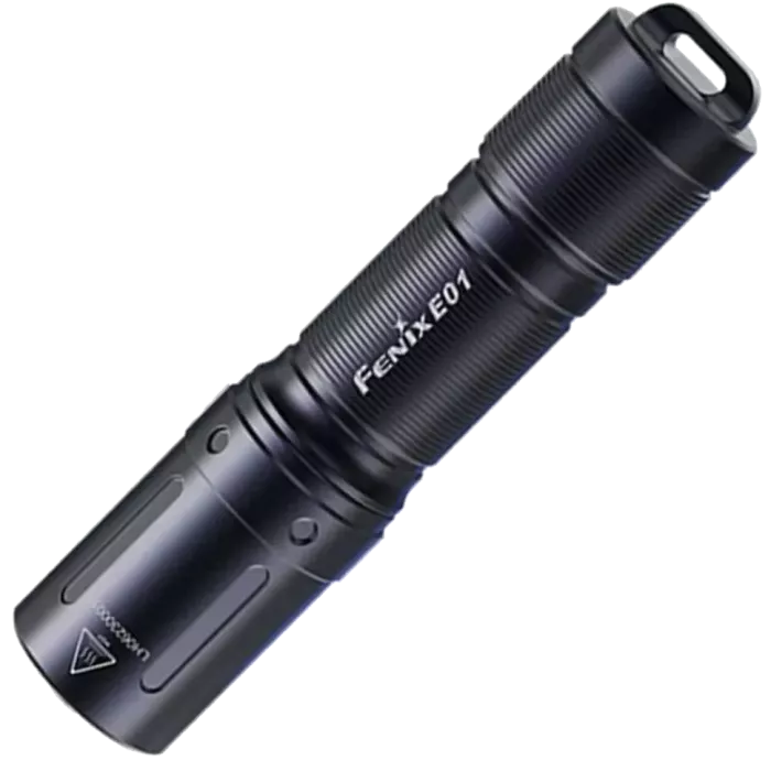 Fenix E01 V2.0  черный фонарь наключный