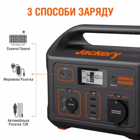Jackery Explorer 500EU Зарядна станція
