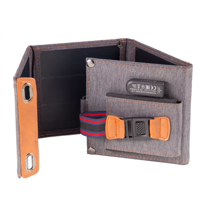 2E портативна 14 Вт USB-A 5V/2.4A Сонячна панель
