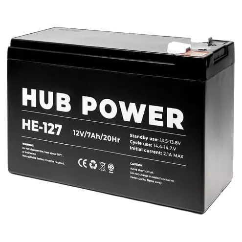 Hub Power НЕ-127 7А*г 12В Свинцево-кислотна акумуляторна батарея