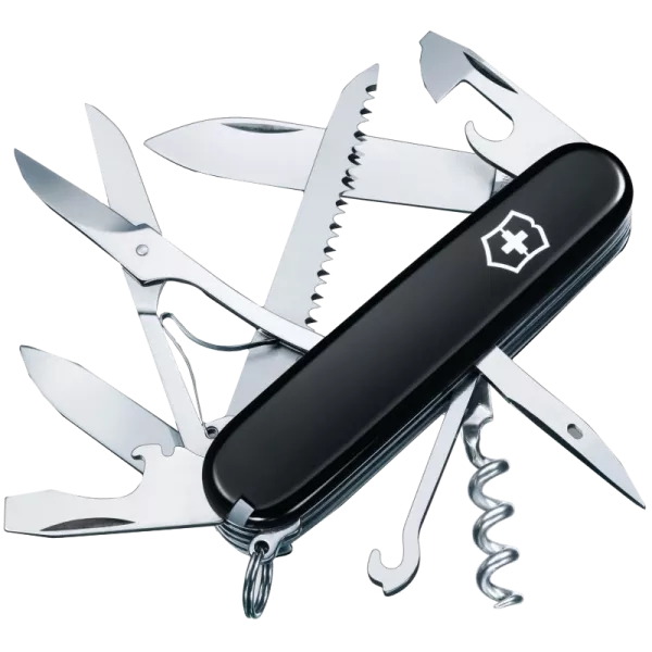Victorinox Swiss Army Huntsman 1.3713.3 Ніж чорний