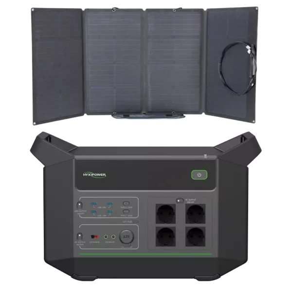 HYXiPower HYX-EA2500 + EcoFlow 160W Система автономного живлення однофазна