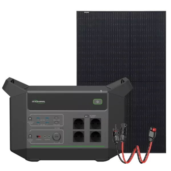 HYXiPower HYX-EA2500 + Risen Solar RSM40-8-400MB Full Black Система автономного живлення однофазна