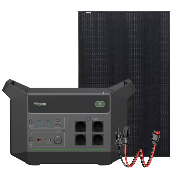 HYXiPower HYX-EA2000 + Risen Solar RSM40-8-400MB Full Black Система автономного живлення однофазна