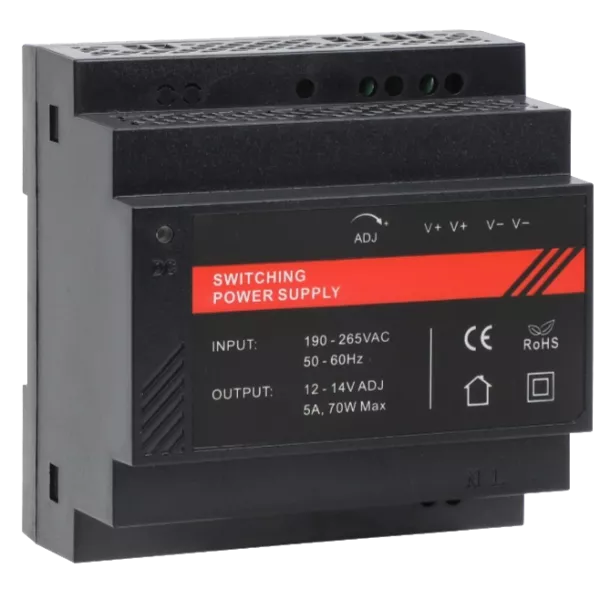 DR12060-02 12V/5A Блок питания на DIN рейке
