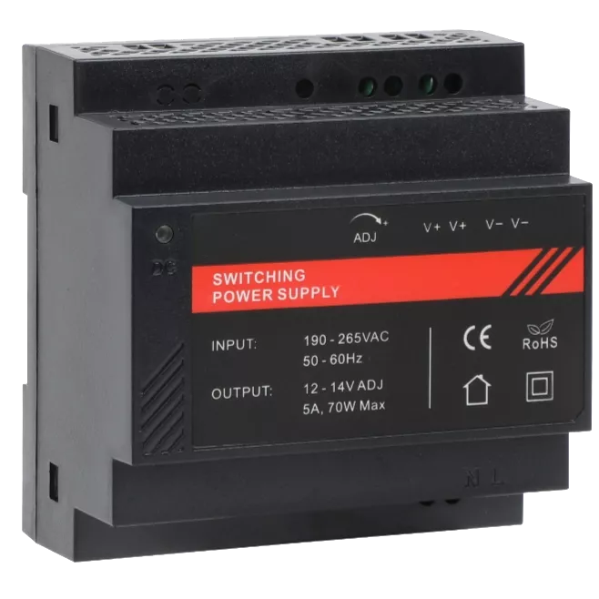DR12060-02 12V/5A Блок питания на DIN рейке
