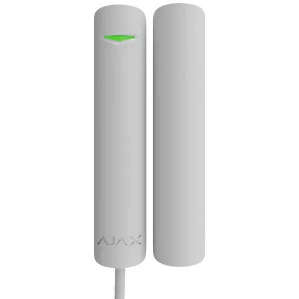 Сповіщувач дротовий магнітоконтактний відчинення, удару та зміни кута нахилу Ajax Superior DoorProtect G3 ASP white Fibra