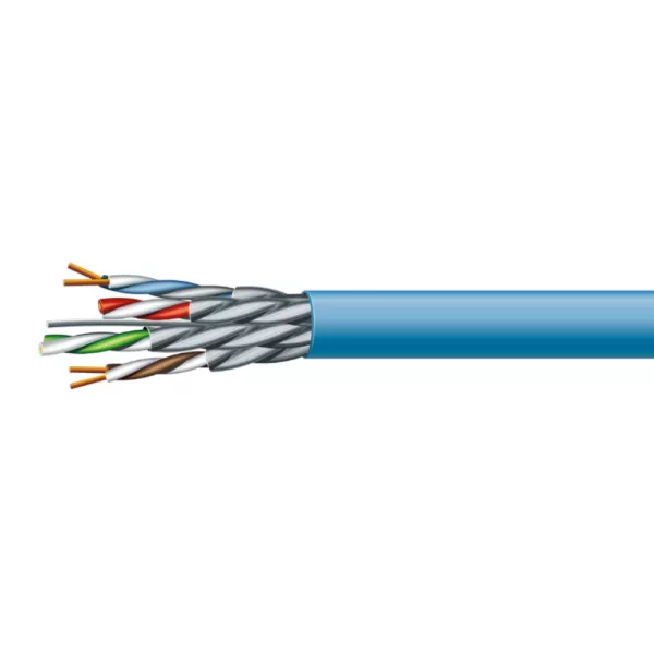 Cat. 6 A U/FTP LSZH 4х2х23 AWG (к) бухта 500м. Кабель кручена пара ЗЗКМ