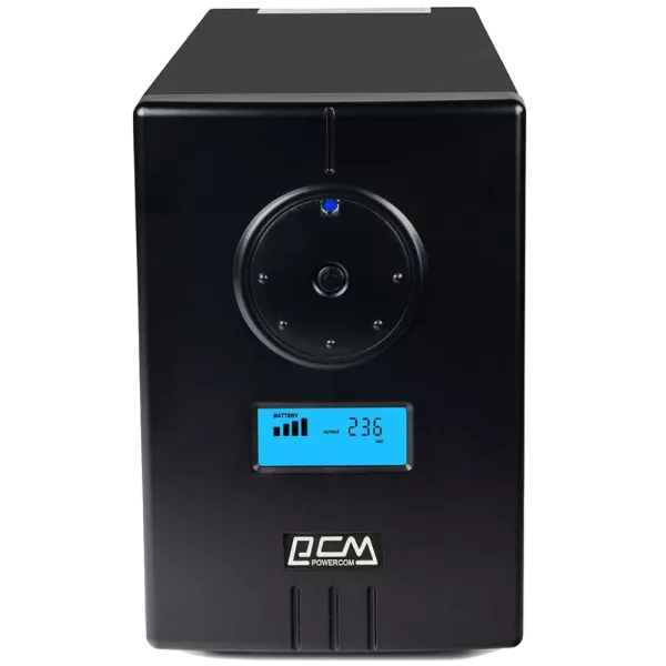 Powercom INF-800 LCD Schuko Джерело безперебійного живлення