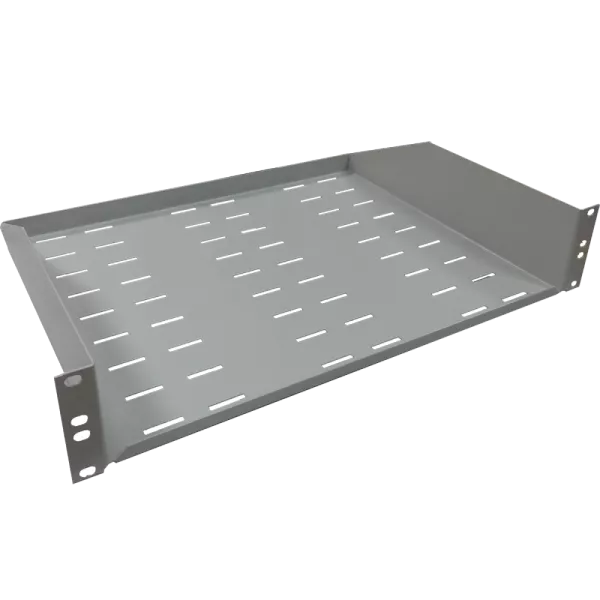 2U 19" 350мм 25 кг Полиця консольна