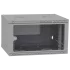IPCOM 6U 600x600 Шафа телекомунікаційна двері скло (сіра)