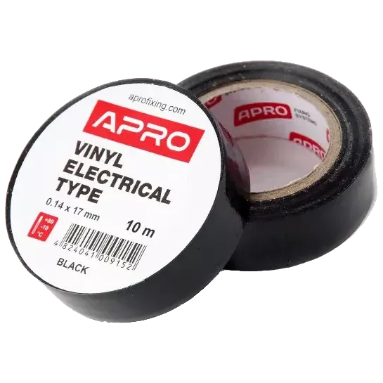 0.14х17 мм 10 м Ізострічка чорна APRO