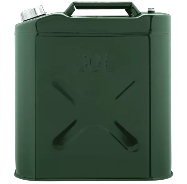 2E Каністра паливна вертикальна 30л метал 0.8мм 3.3кг