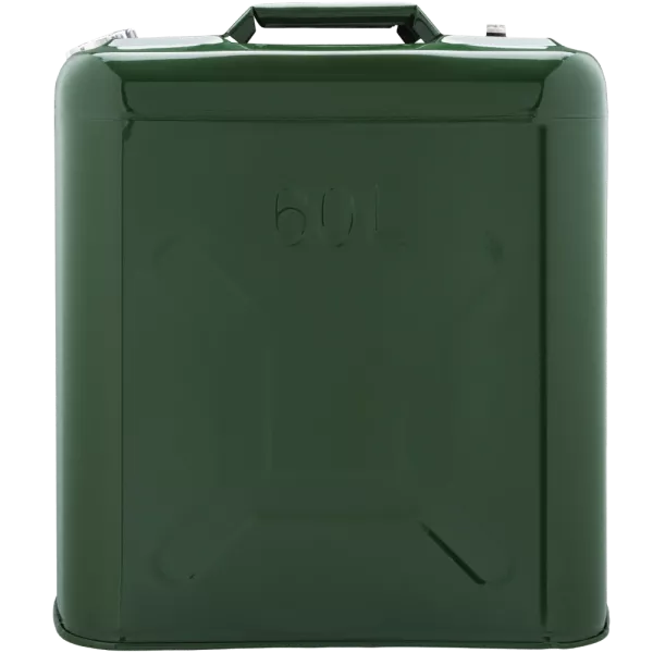 2E Каністра паливна вертикальна 60л метал 0.8мм 6.5кг