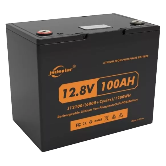 JSDS LiFePO4 12100LED 12.8В 100А•ч Литиевая аккумуляторная батарея