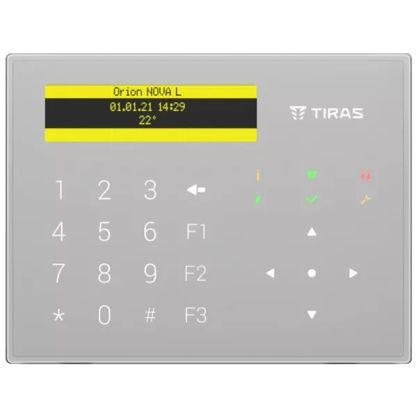 Tiras K-GLCD+(white) Клавіатура