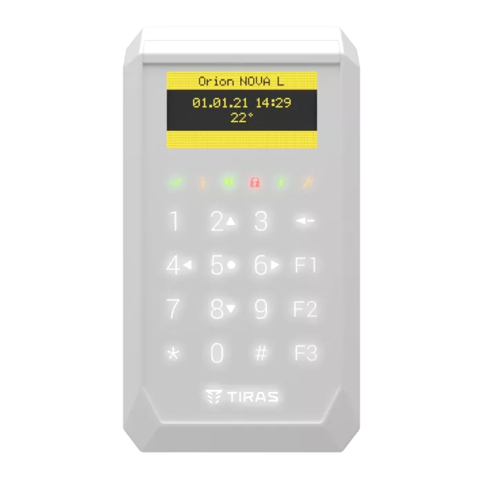 Tiras K-PAD OLED+ white Сенсорна OLED клавіатура Тірас