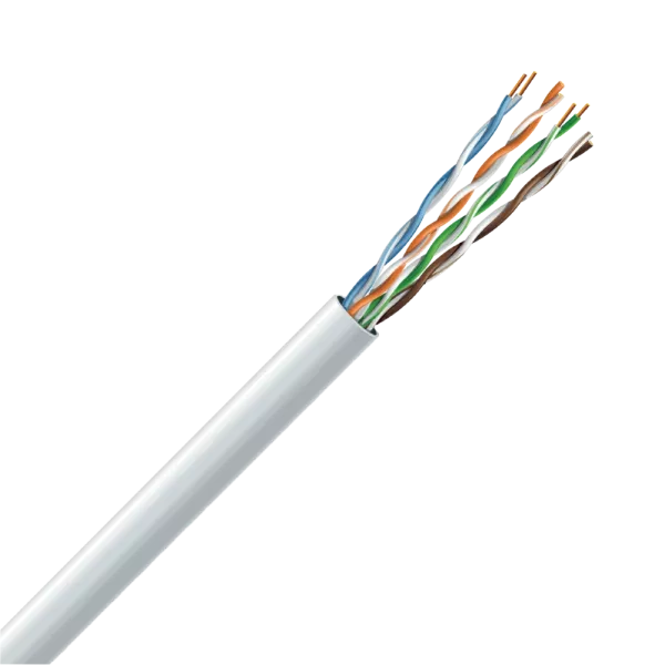 Кабель Cat. 5e U/UTP 4х2х24 AWG, бухта 305м.(7091001) мідь внутрішній ЗЗКМ