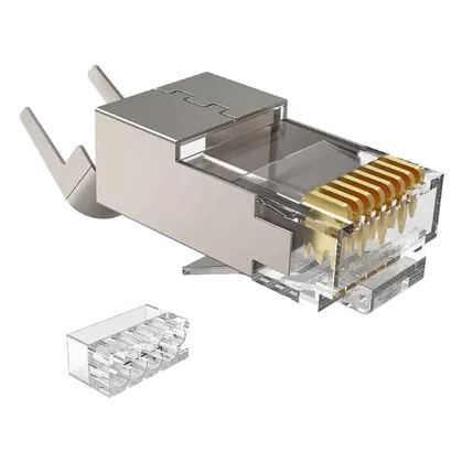 Kingda RJ45 STP кат. 6A/8, 50м, 1.45 мм Конектор зі вставкою